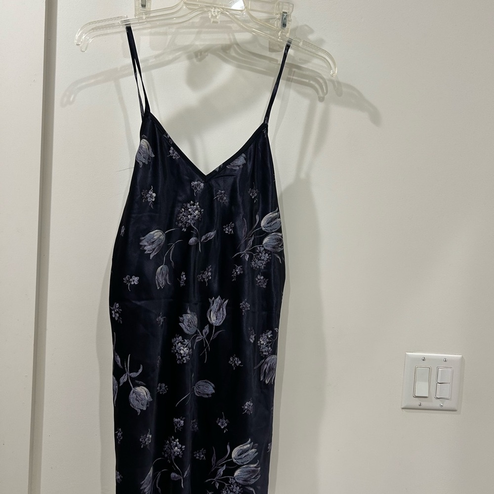 Floral Black Chemise